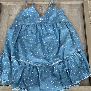 JODIFL Denim Blue Starry Dress